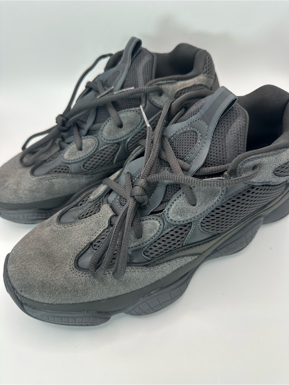 adidas Yeezy 500 Utility Black Men's Suede Mesh Athletic Sneakers size 11